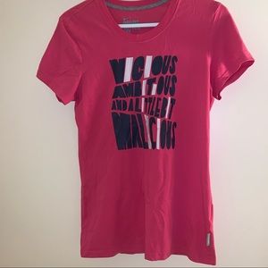 Nike Women’s Medium Pink Dri-Fit Cotton Short Sleeve T-Shirt